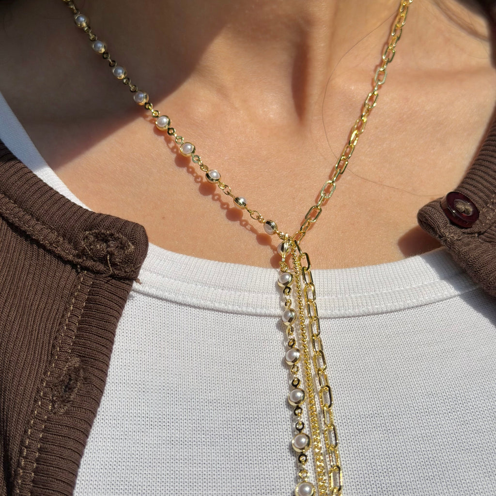 Pearly Drop Necklace