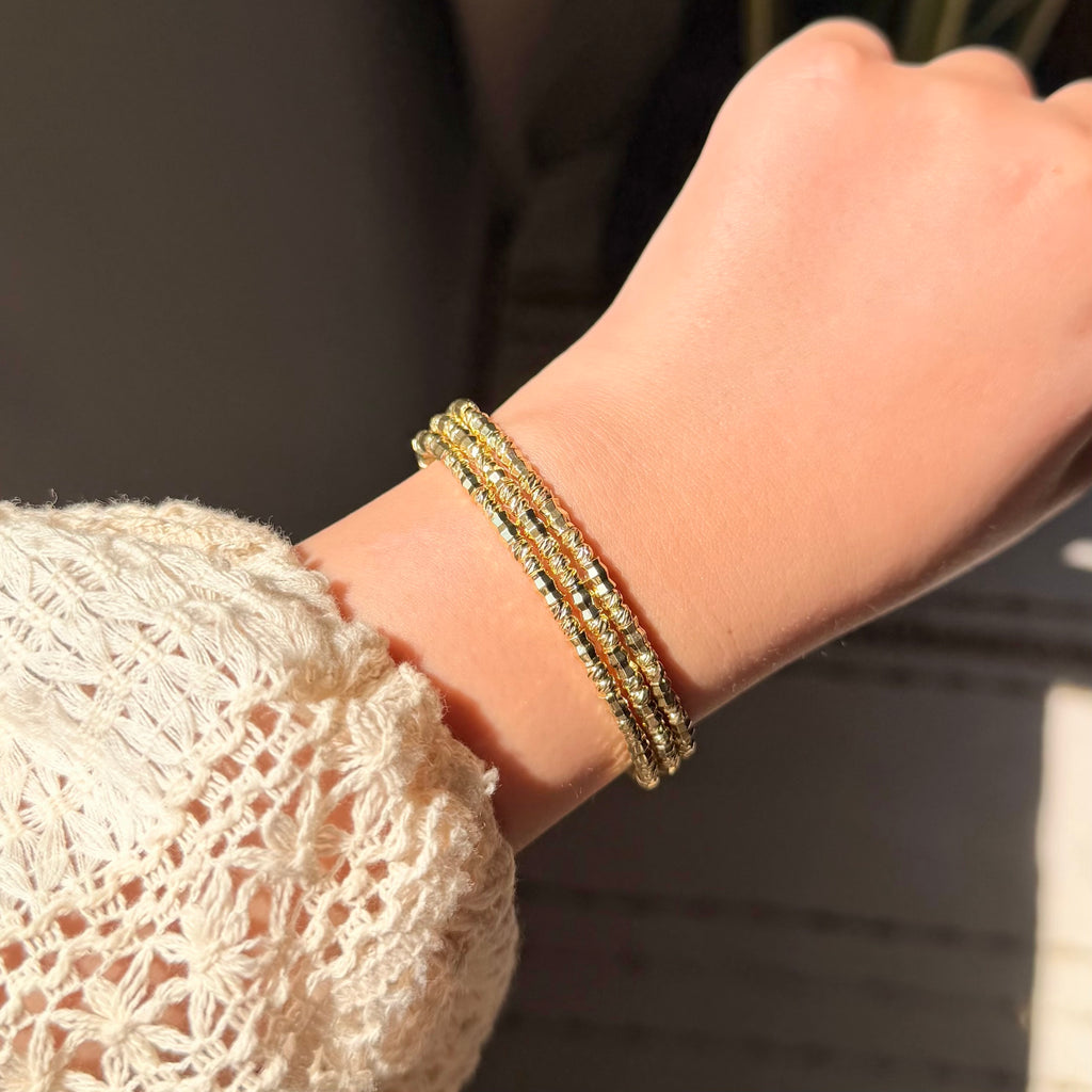 Gold layered bangle