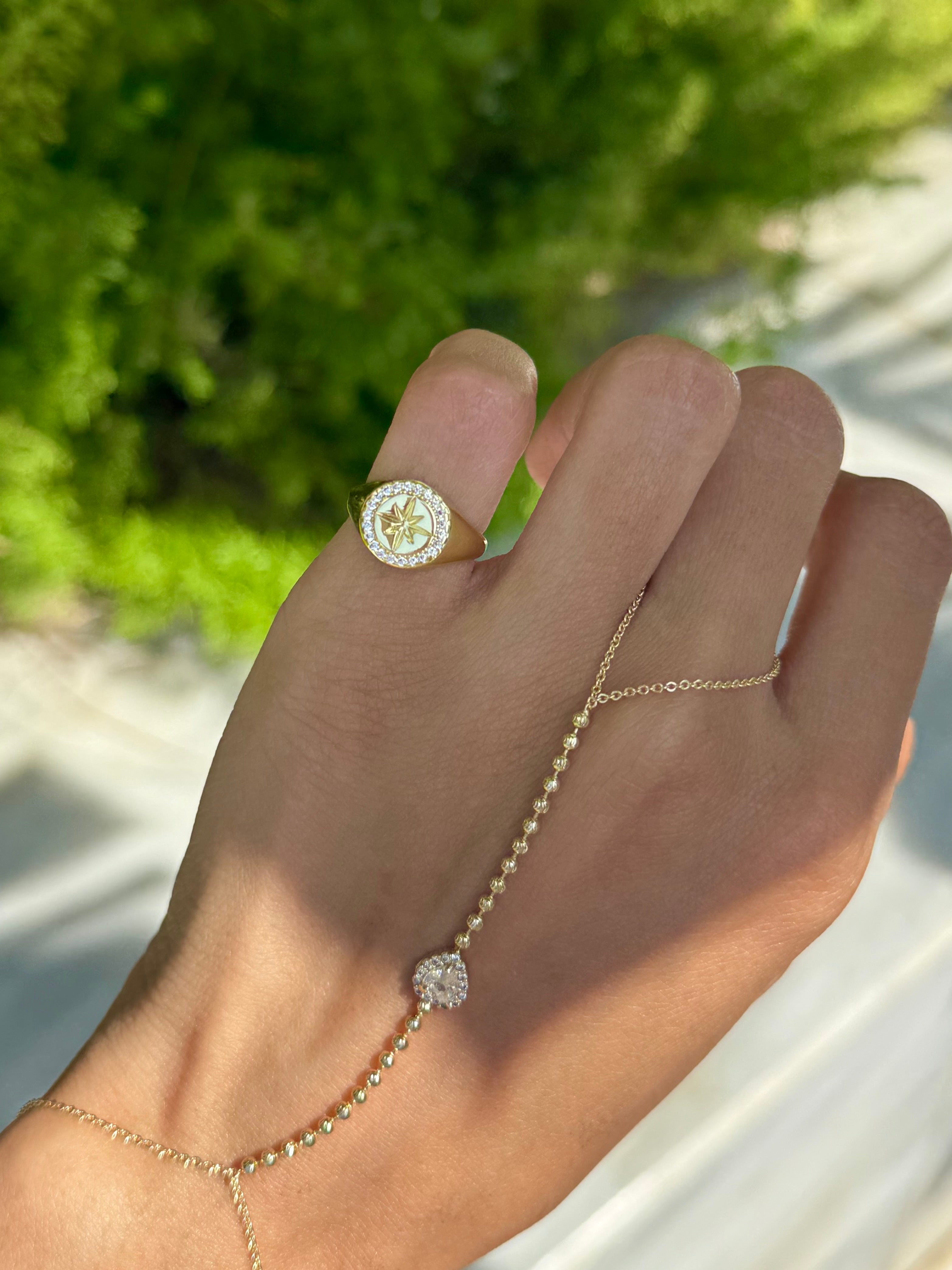 STAR PINKY RING