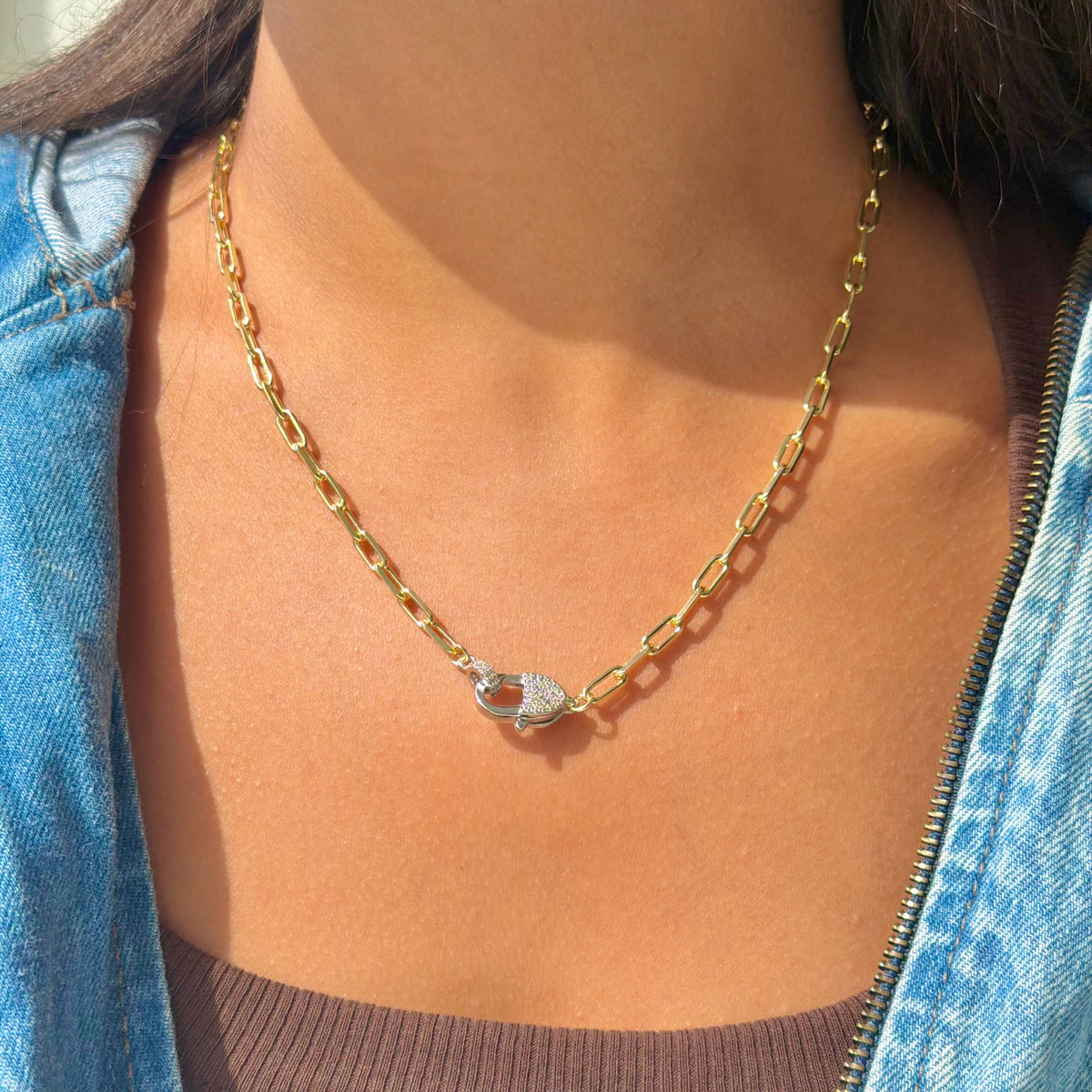 STARRY LOCK NECKLACE
