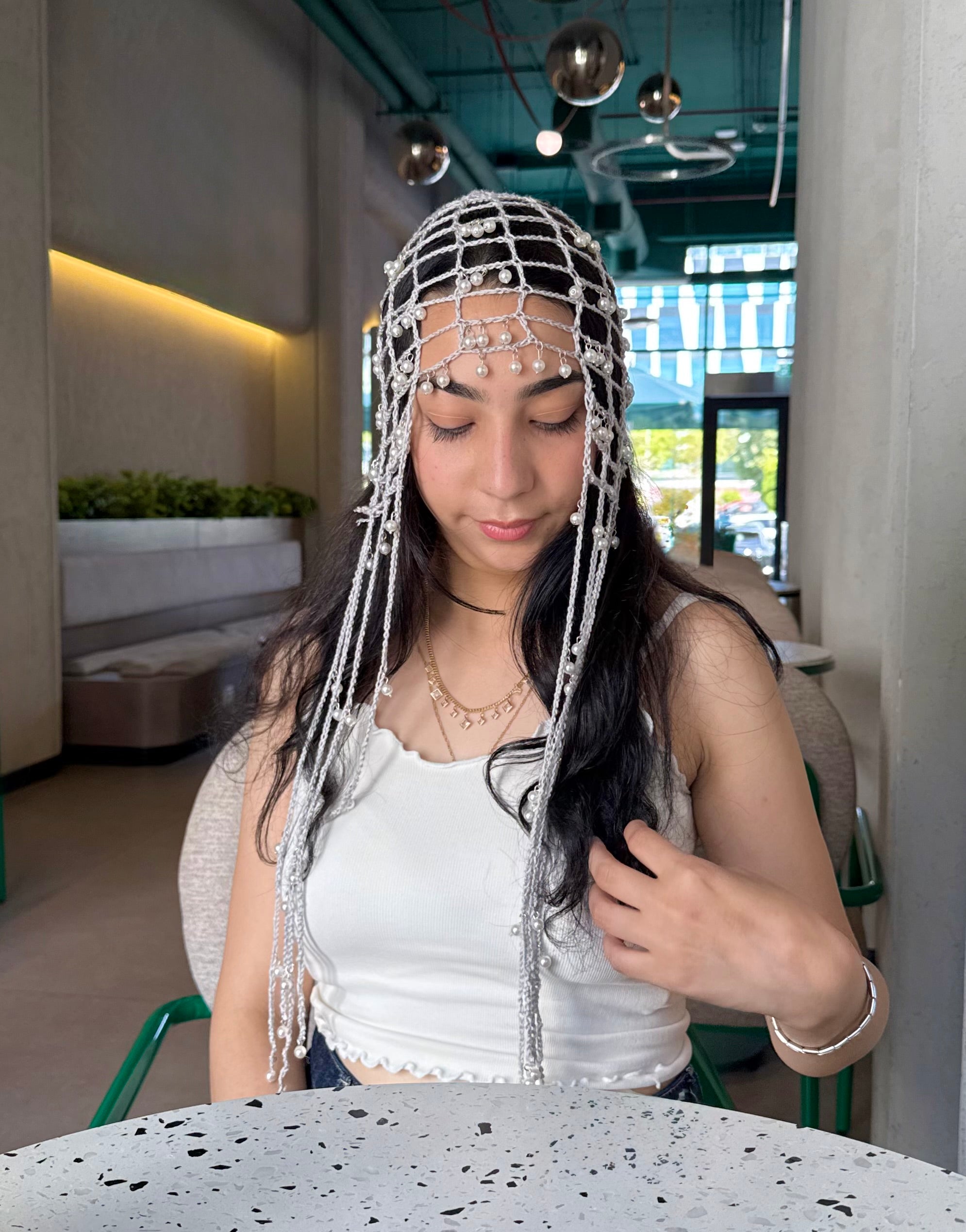 Gray Pearl Bandana
