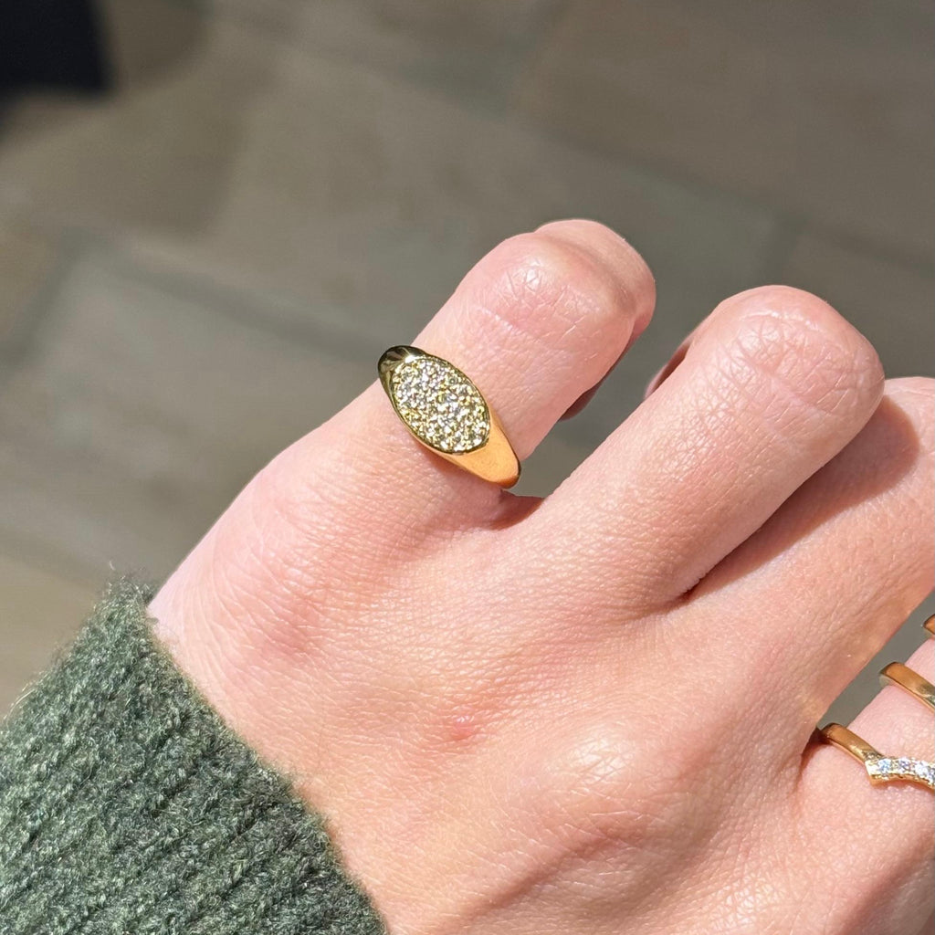 STARY PINKY RING