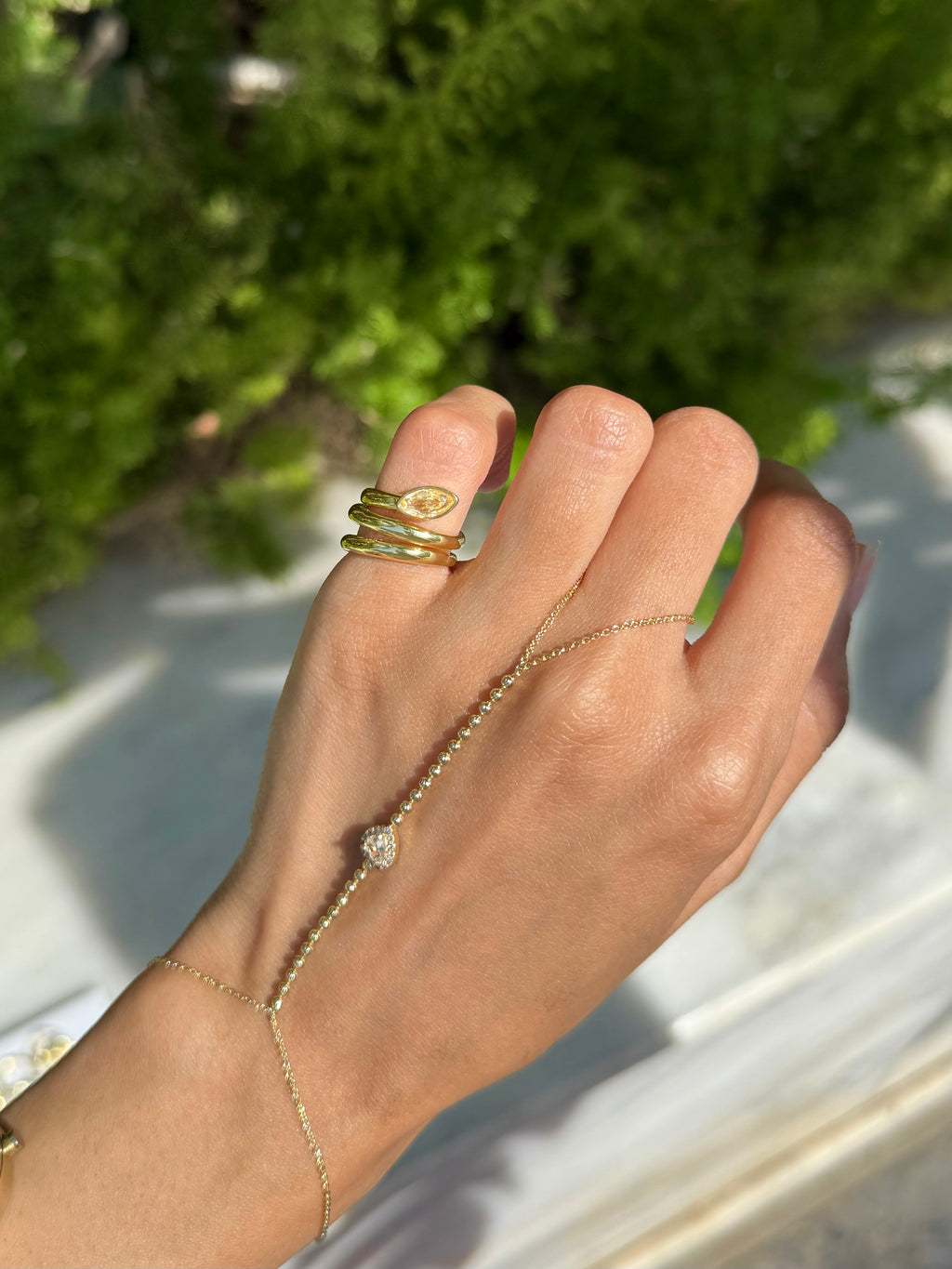 SNAKE PINKY RING