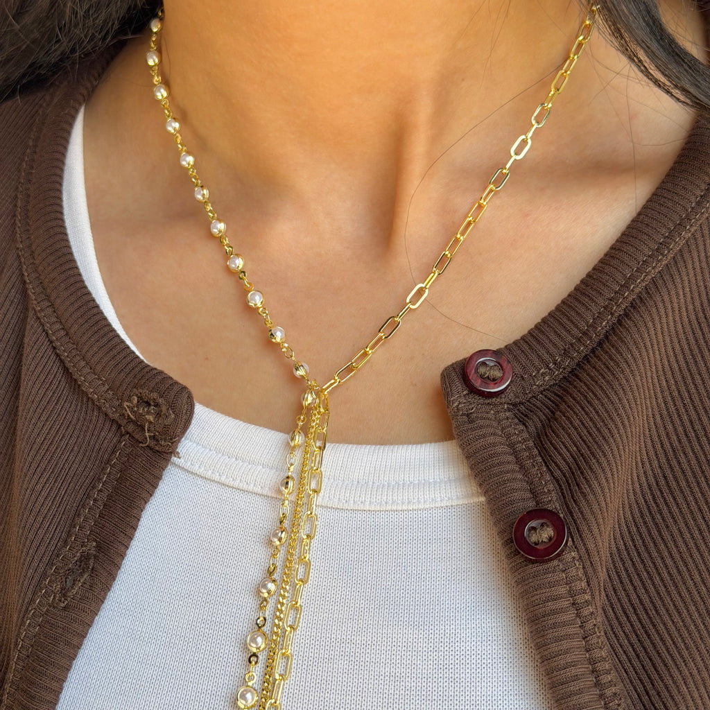 Pearly Drop Necklace