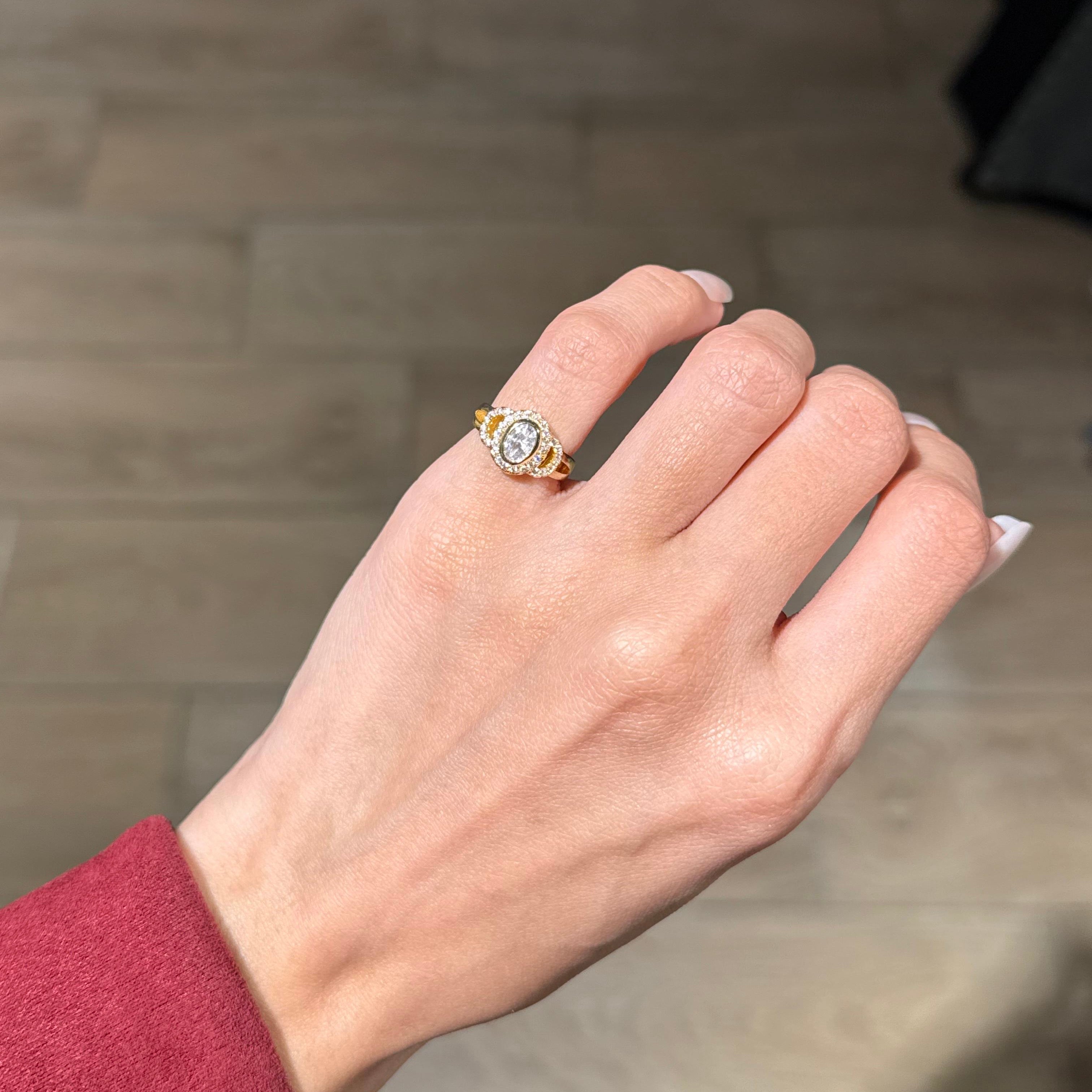DIAMOND PINKY RING