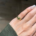 OVAL PINKY RING