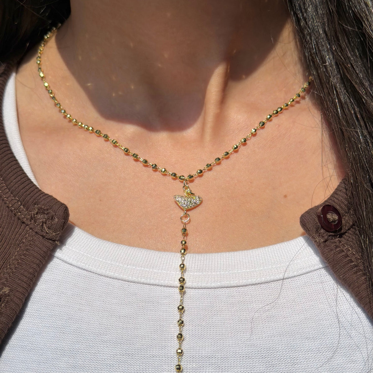 Swan Drop Necklace