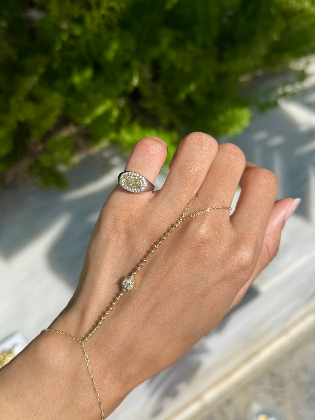 انت عُمري pinky ring