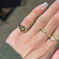 DIAMOND STAR PINKY RING