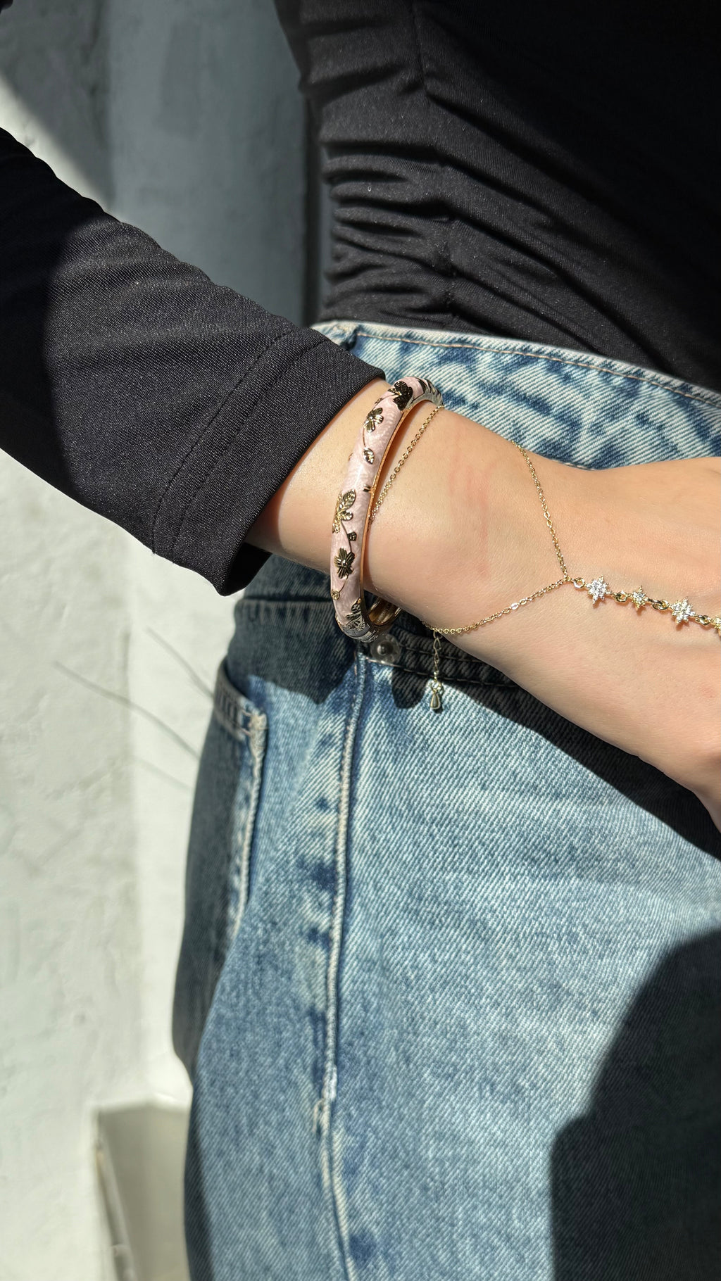 BLUSH PINK BANGLE
