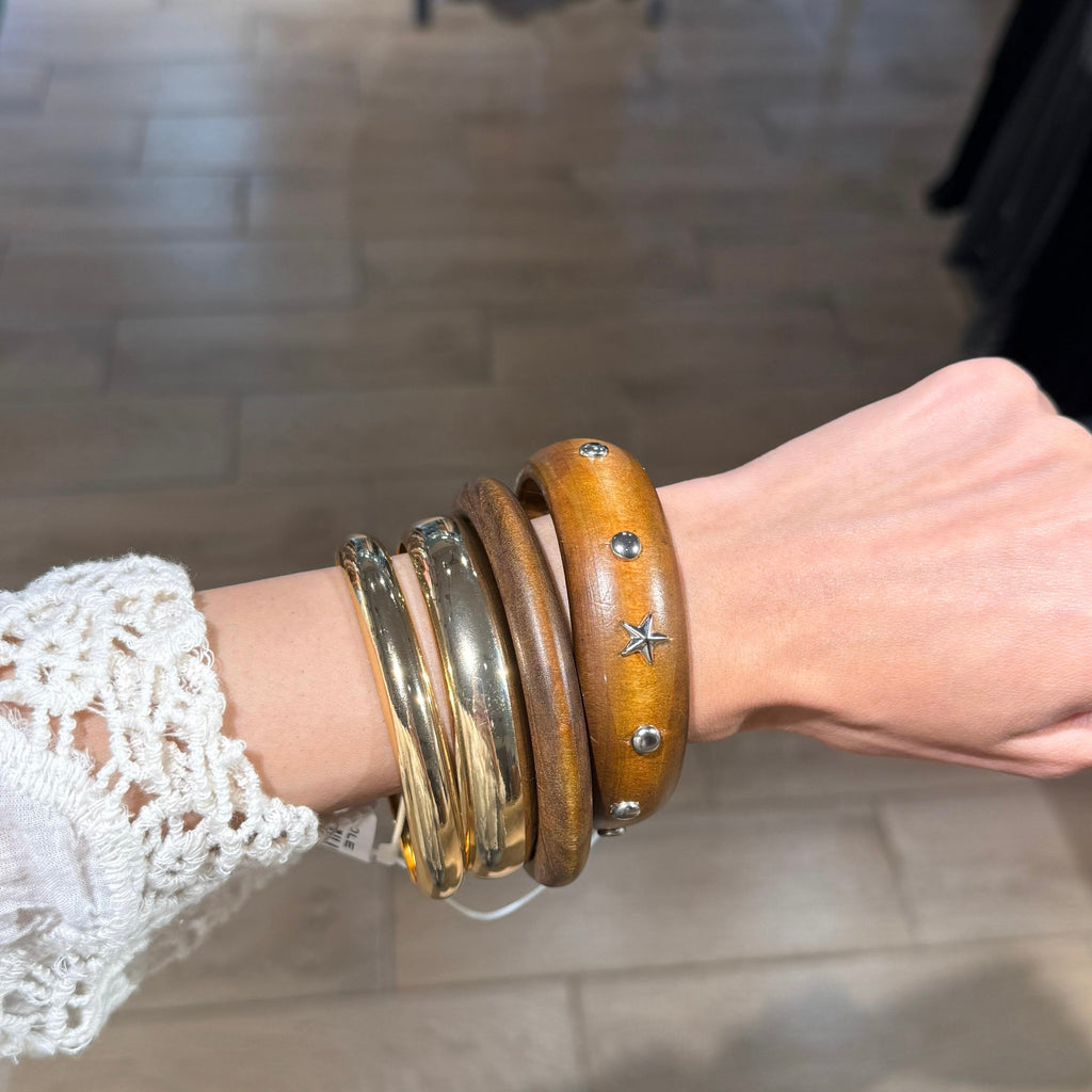 BROWN&GOLD BANGEL