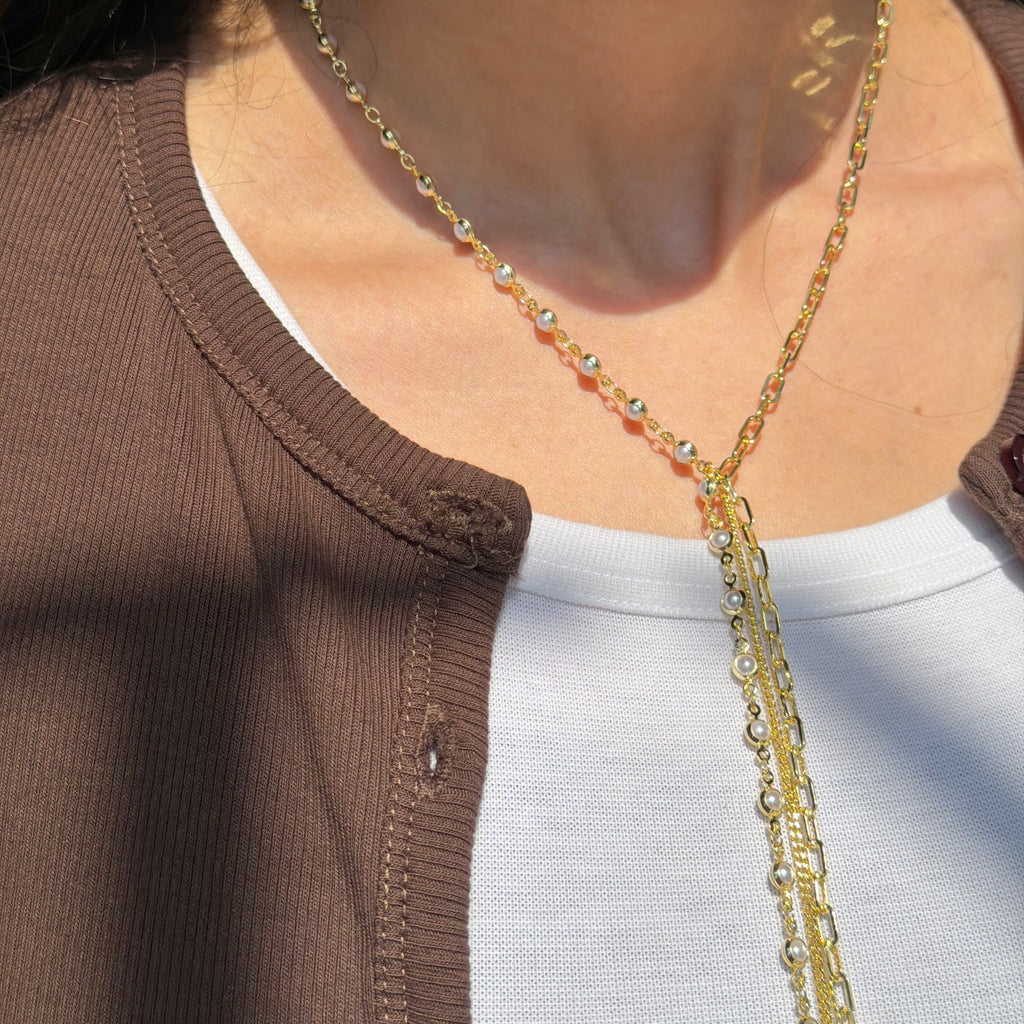 Pearly Drop Necklace