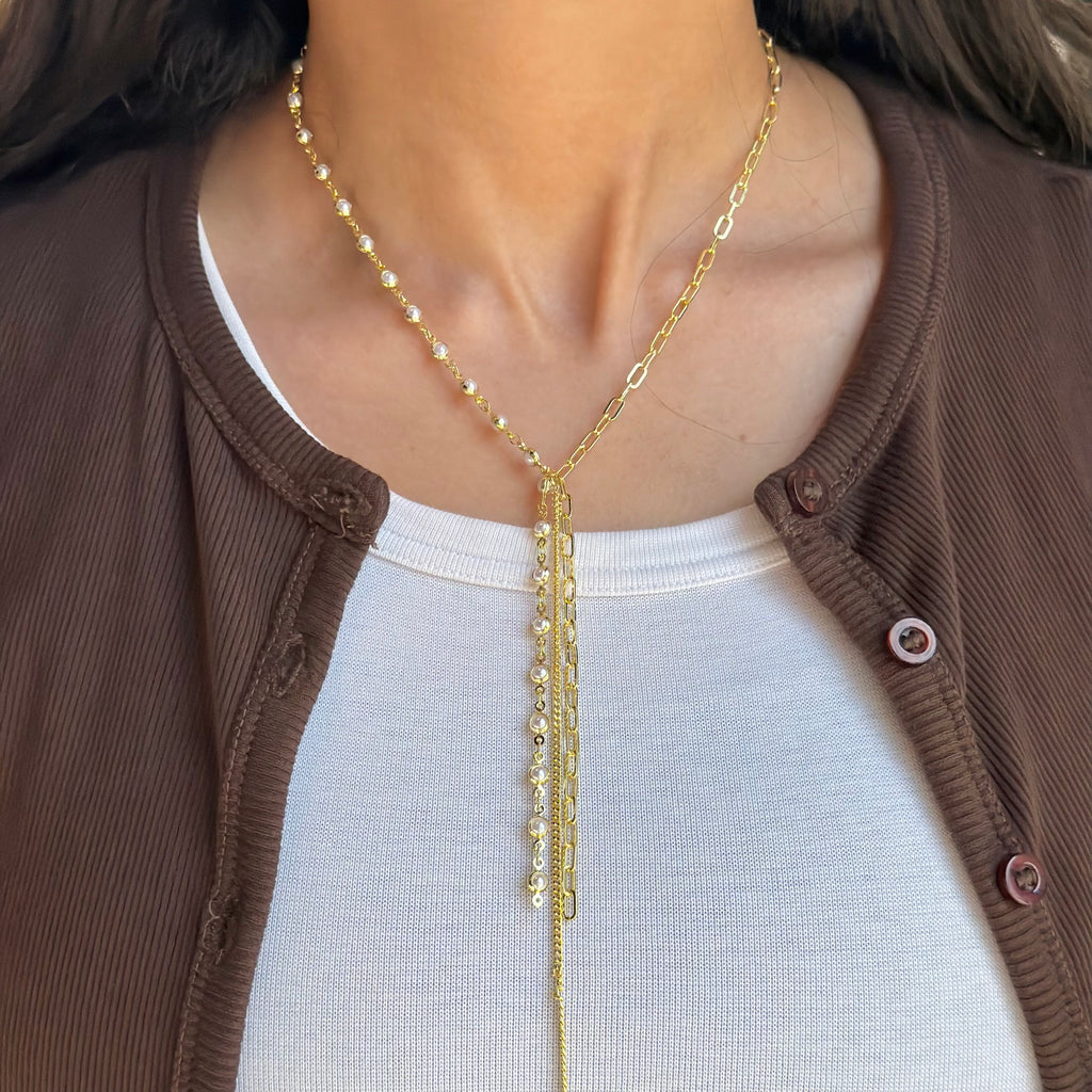 Pearly Drop Necklace
