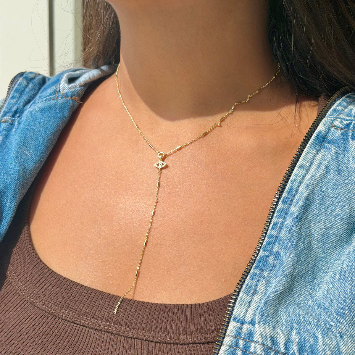 MINI EVIL EYE NECKLACE