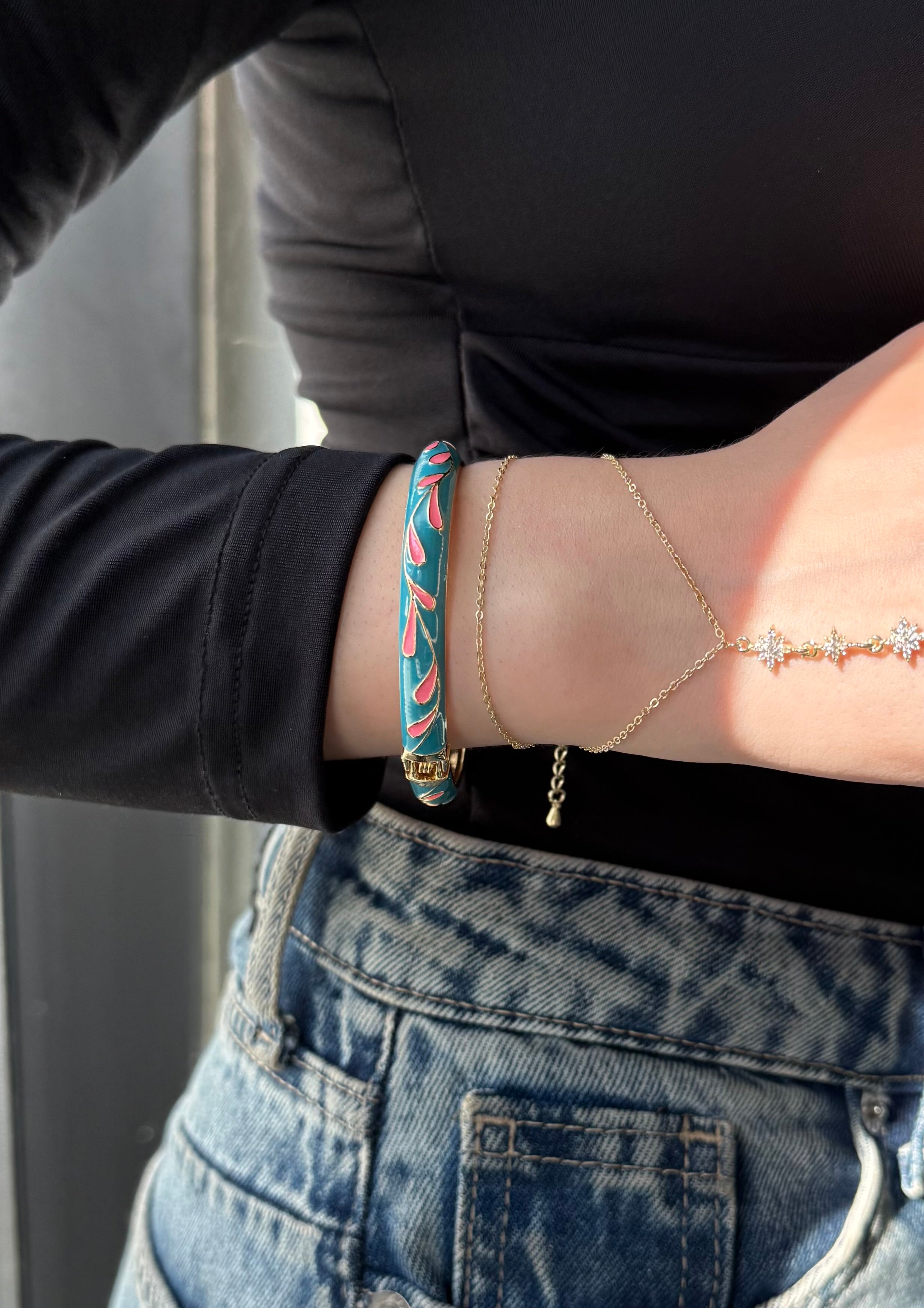 Blue lagoon bangle