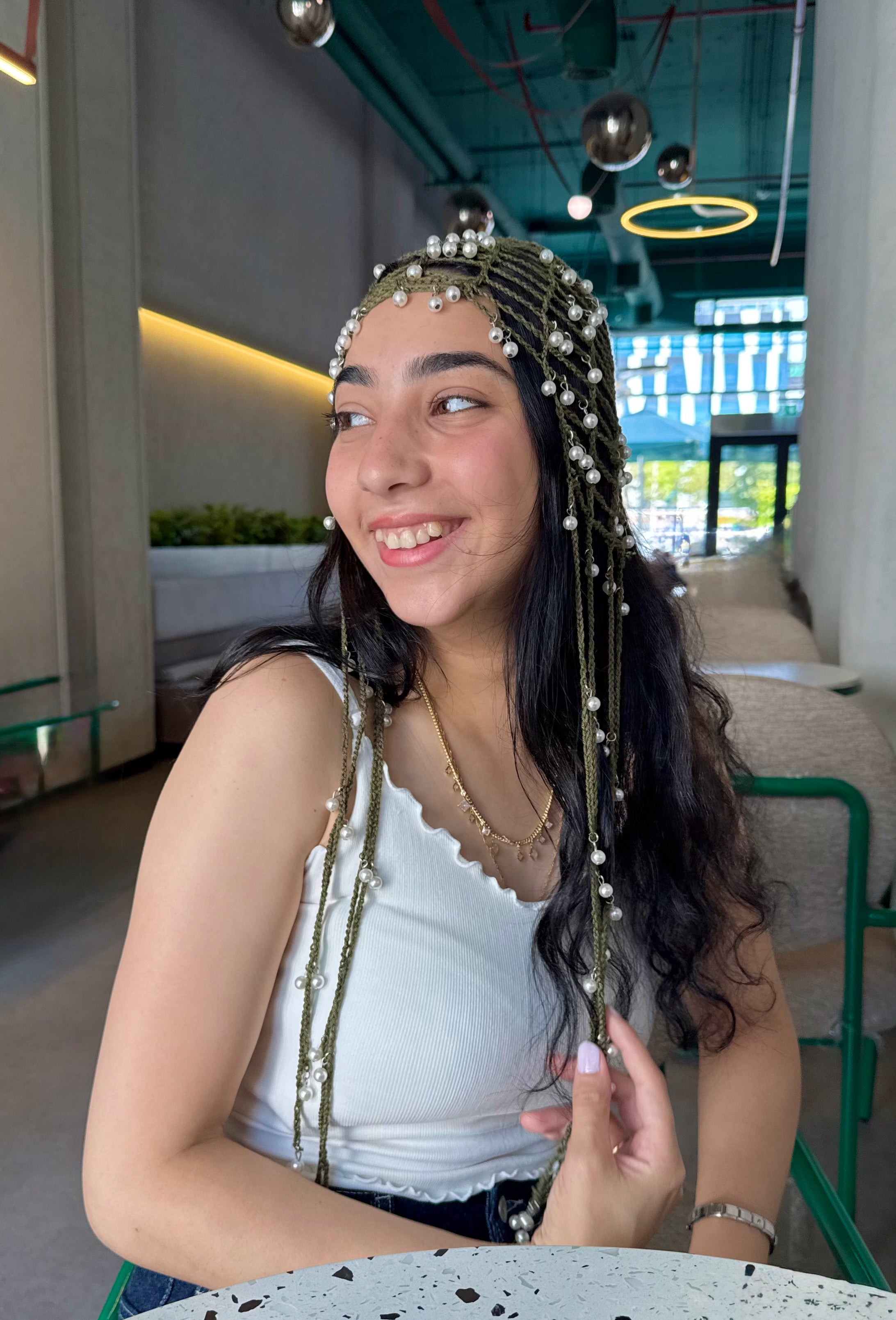 Olive Pearl Bandana