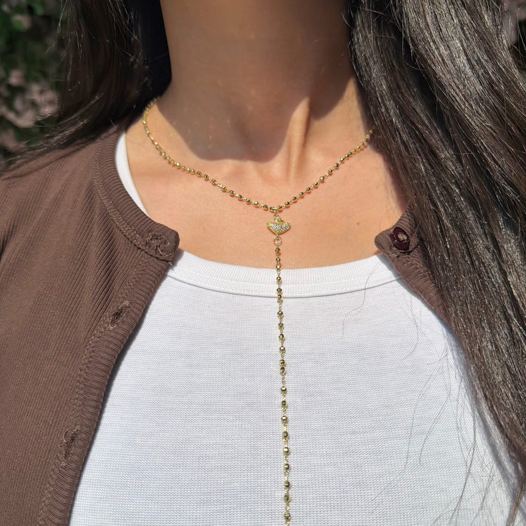 Swan Drop Necklace