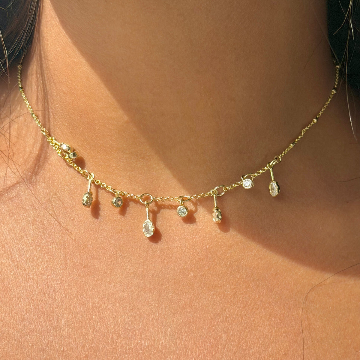 GOLDEN RAIN NECKLACE
