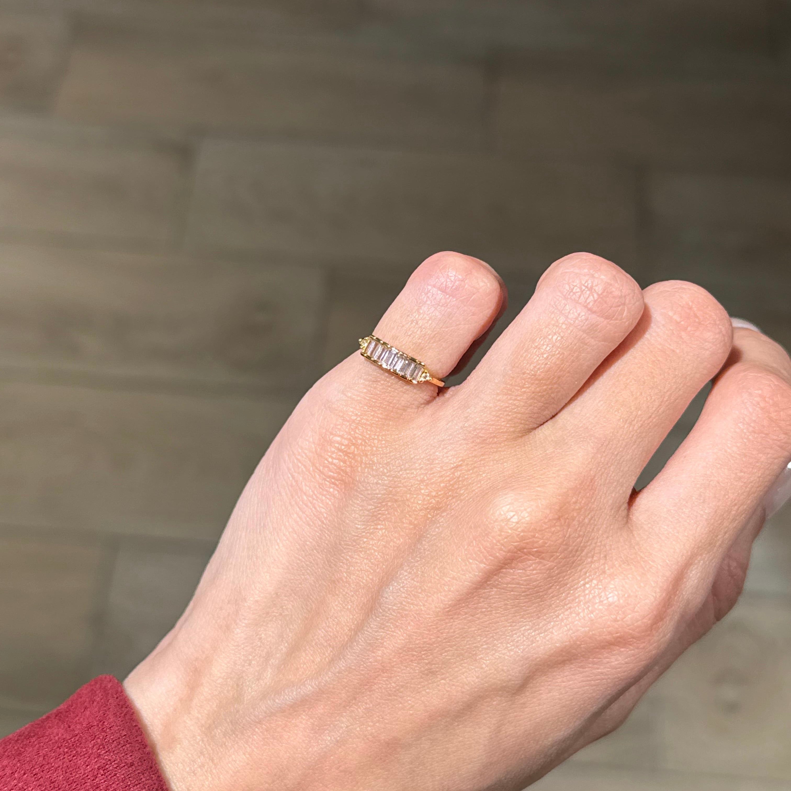 Minimal shine pinky ring