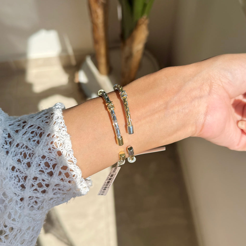 Twisted Gold bangle