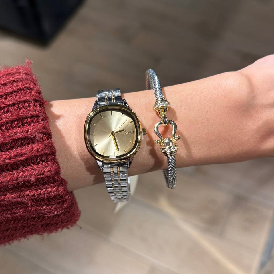 Plain oval ZARA watch