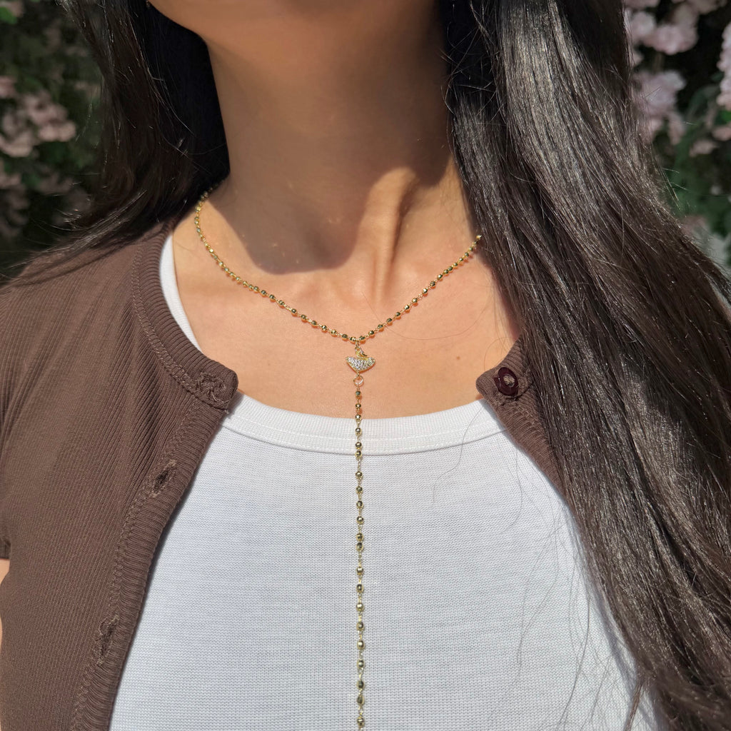 Swan Drop Necklace