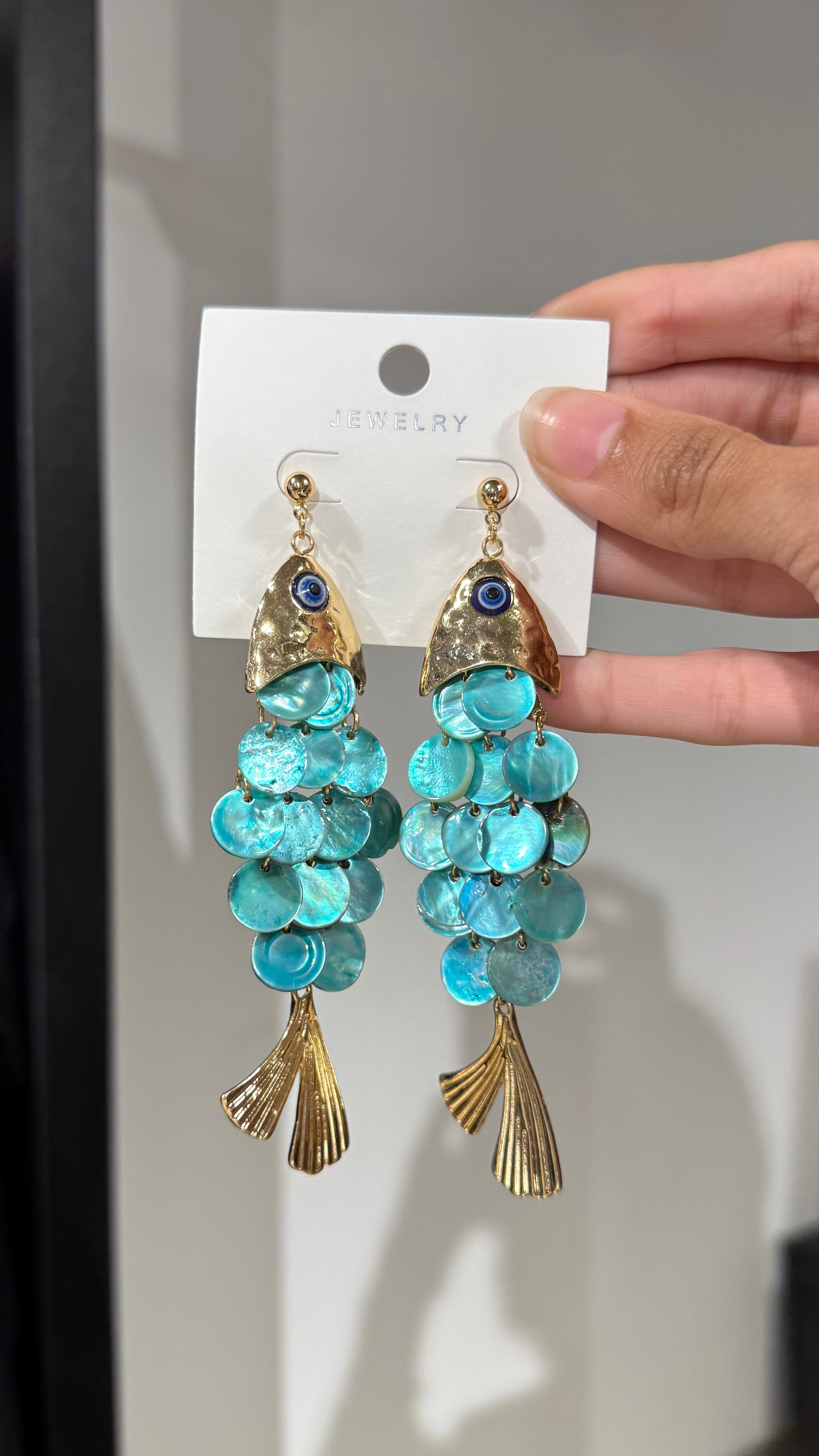 Mermaid's Evil Eye Dangle