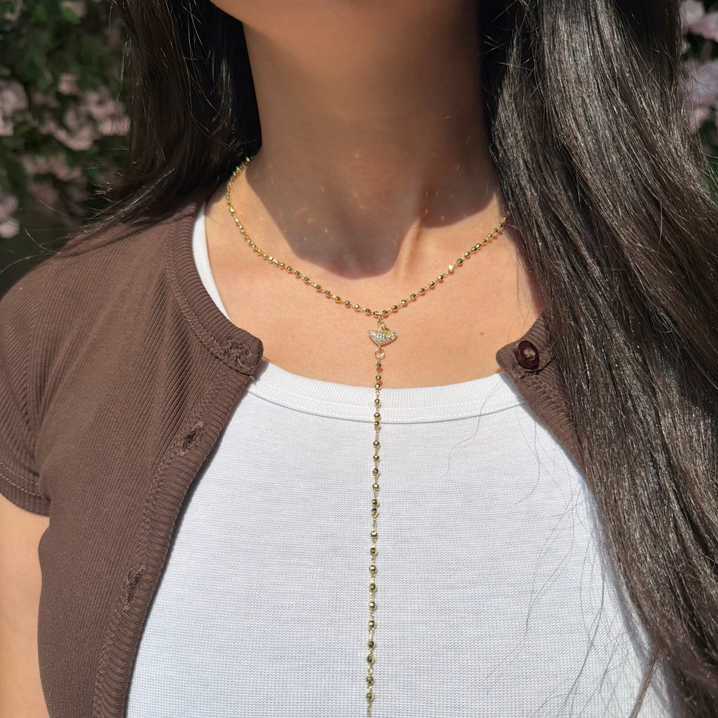 Swan Drop Necklace