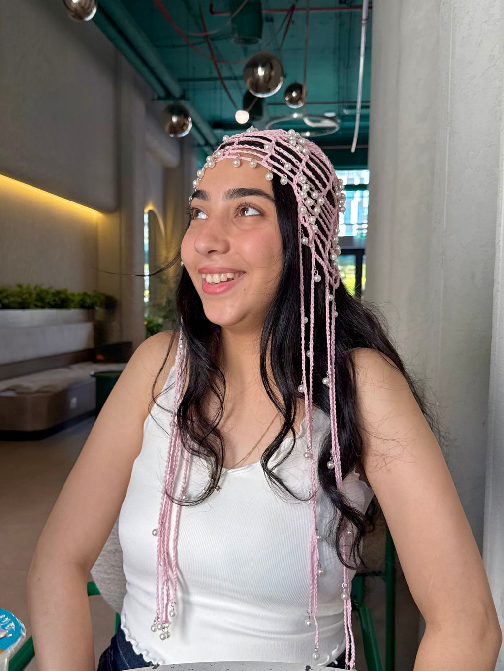 Rose Pearl Bandana