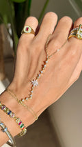 Twinkle star hand chain