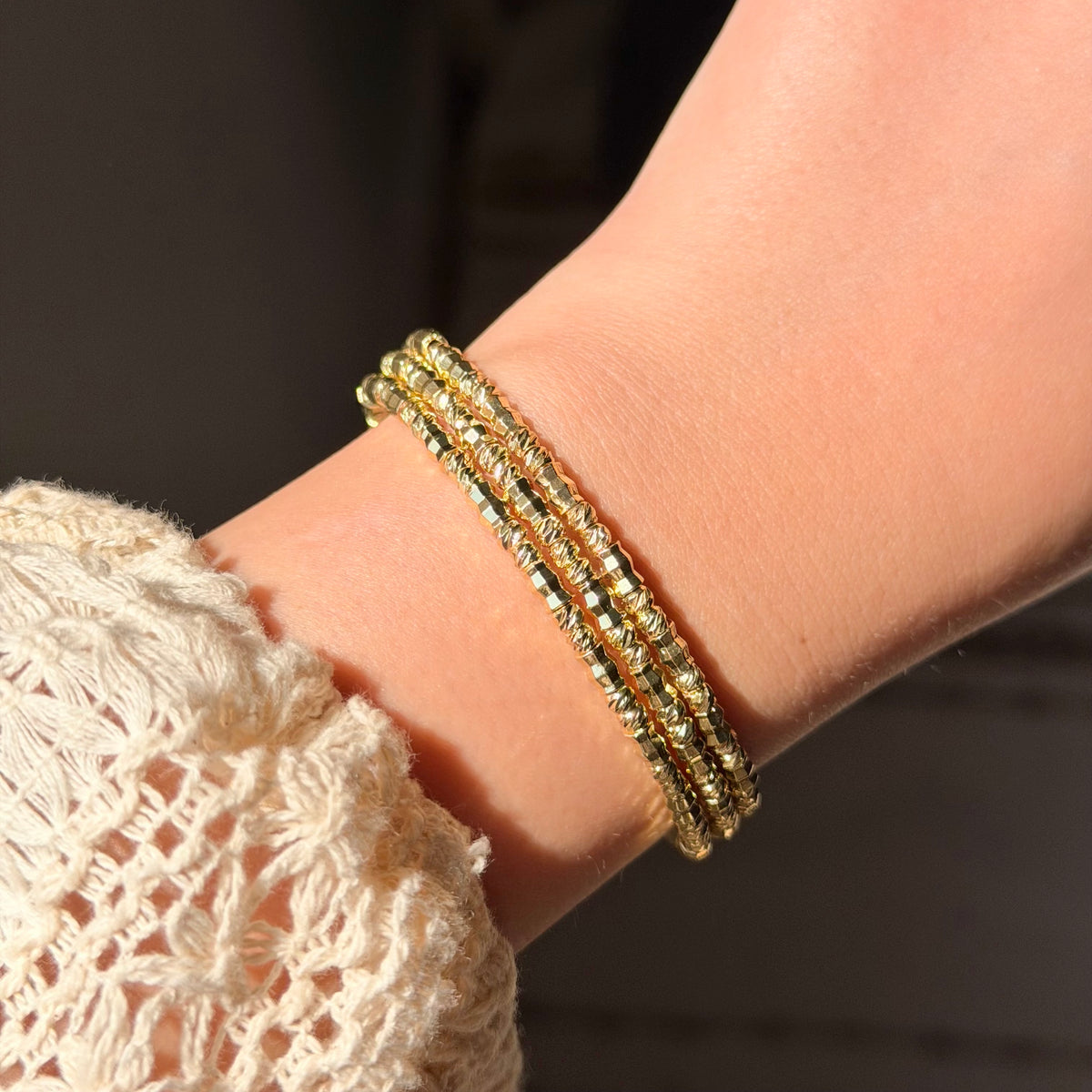 Gold layered bangle