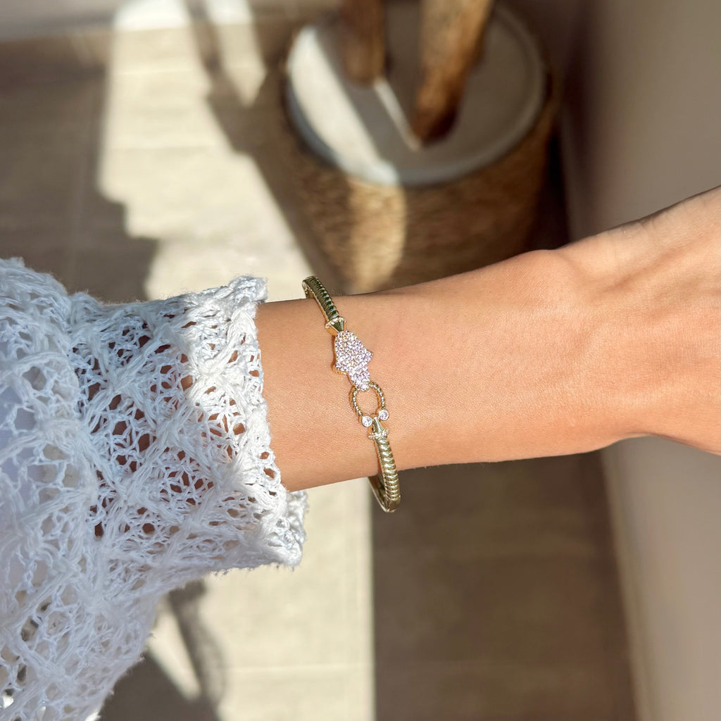 Evil eye bangle