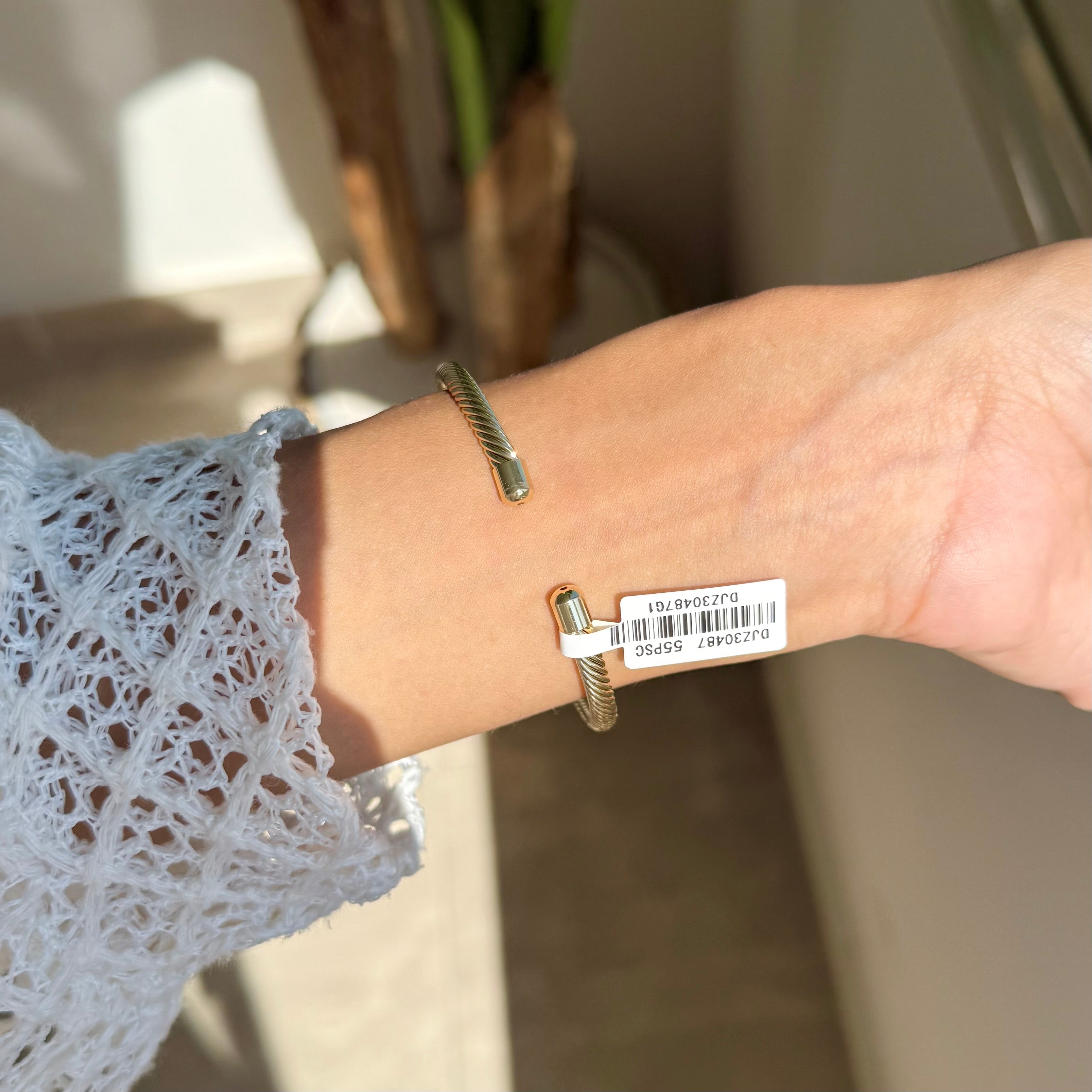 Twist & Sparkle Bangle
