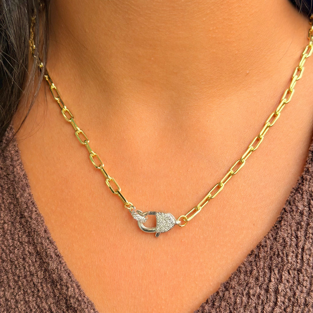 STARRY LOCK NECKLACE