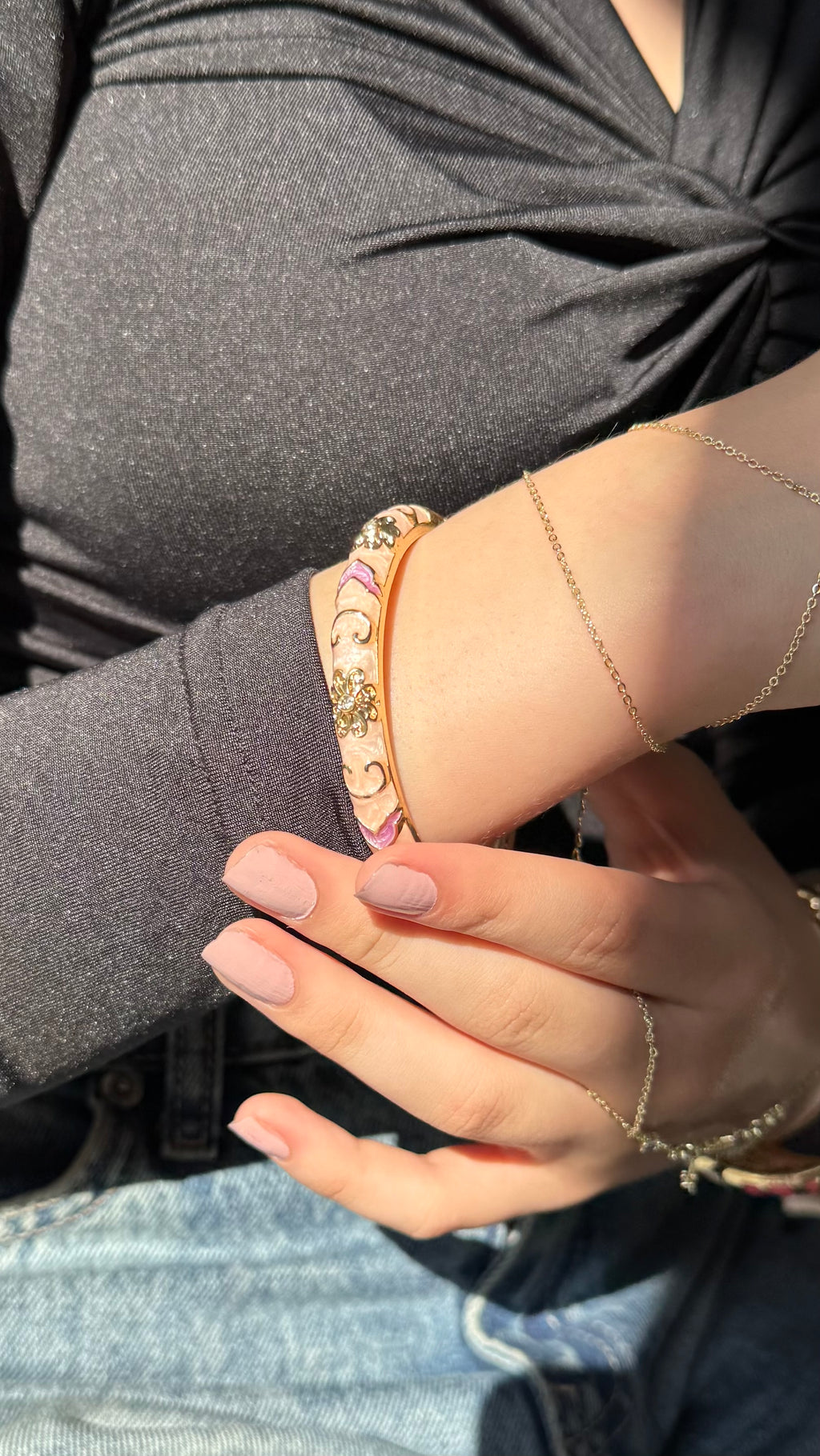 LILAC BLOSSOM BANGLE