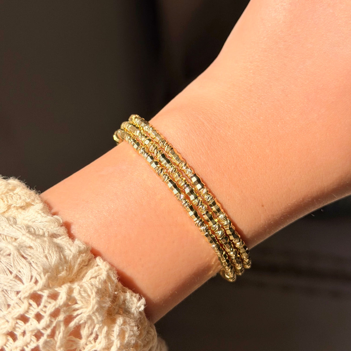 Gold layered bangle