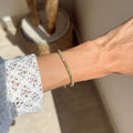 Gold bead bracelet