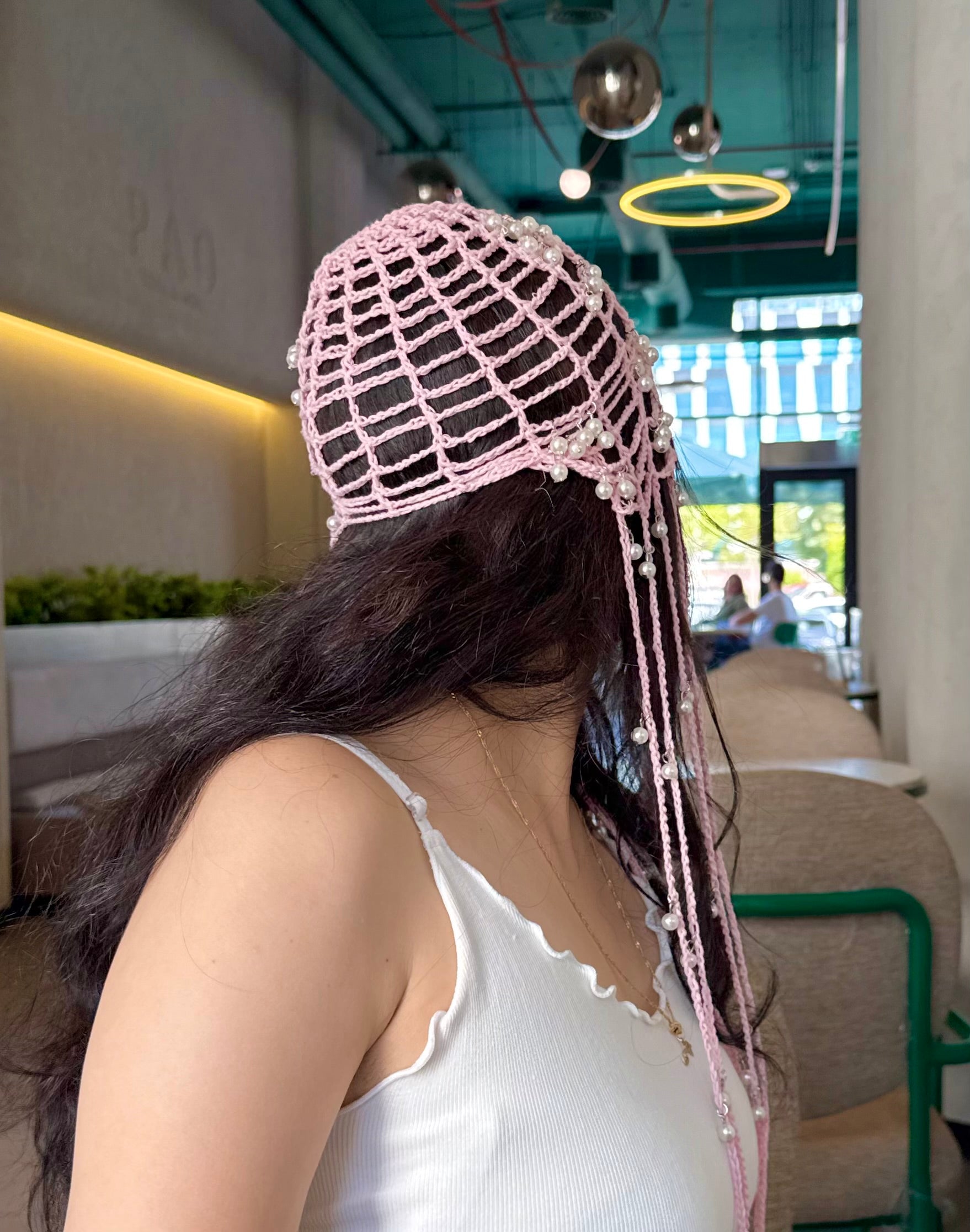 Rose Pearl Bandana