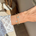 Gold layerd tennis bracelet