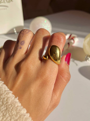 Chunky cross ring