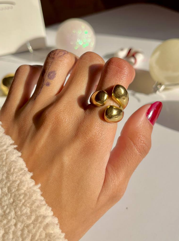 Chunky dots ring