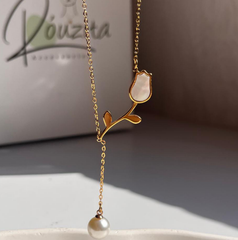 Tolip flower necklace