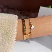 Starry crystal bangle