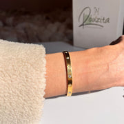 Starry crystal bangle