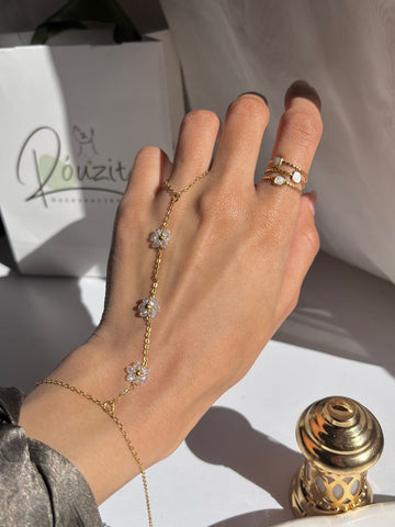 Flowers hand chain