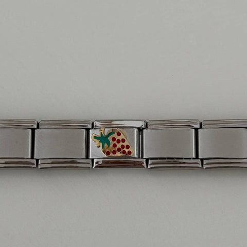 Chunky strawberry charm