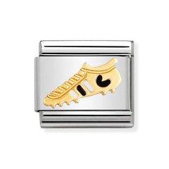 Gold shoe charm