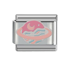 Pinky planet charm