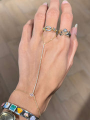 Tennis hand chain