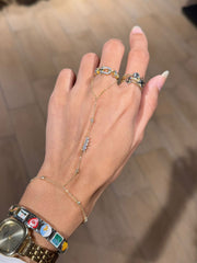 Diamond layer hand chain